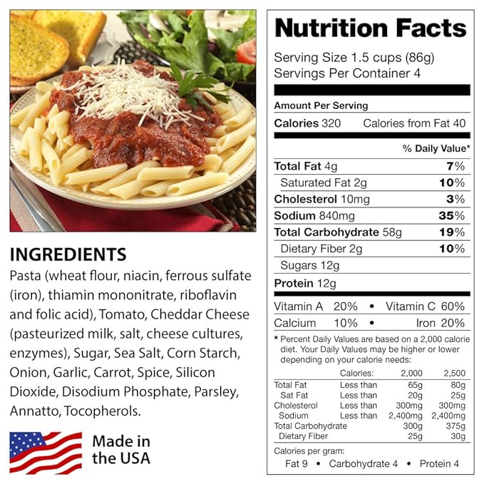 Legacy Food Storage 240 Serving Emergency Food Supply Package, 12 Entrees, 4 Breakfasts, 97,280 Total Calories, Shelf Stable Lunch & Dinner, Freeze Dried Survival Meals for MRE Camping, Hiking, Prepping