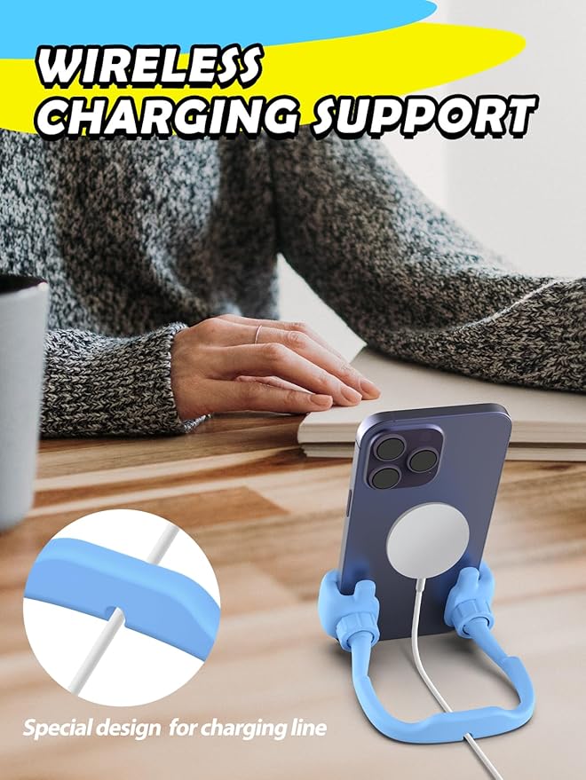 Easter Basket Stuffers Gifts for Adults Men Women: Teens Girls Boys Gifts for Kids Thumbs Up Lazy Cell Phone Stand Holder for Desk Funny Gift for Dad Mom Wife Husband Teenage Cool Gadget Trendy Stuff