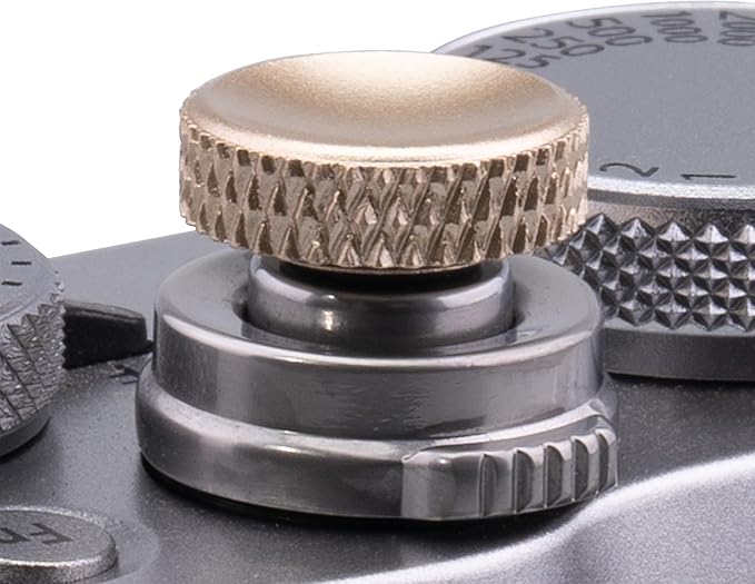 Camera Shutter Button,Soft Shutter Release Button Gold(3 Pack)