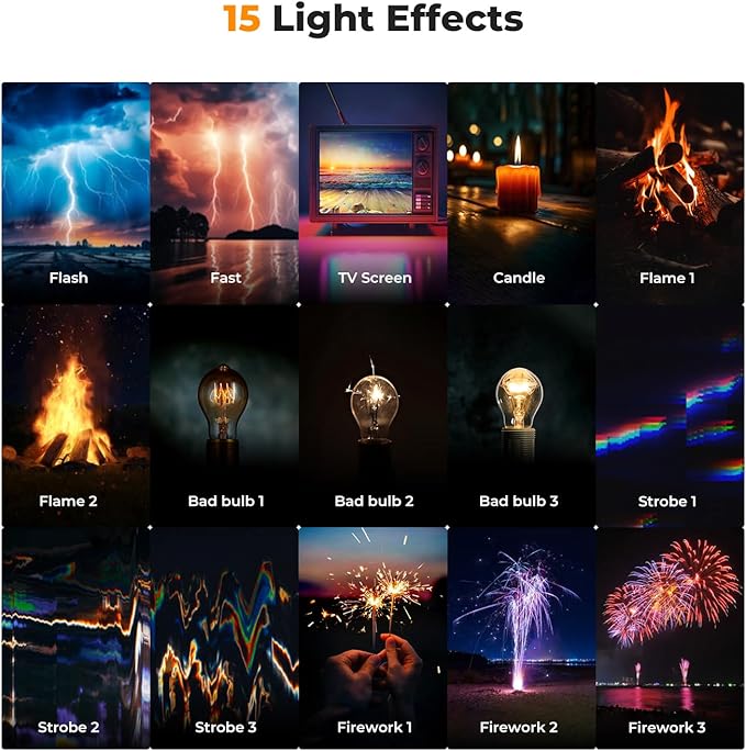 K&F CONCEPT Bi-Color LED Video Light, 2000mAh Rechargeable Portable Camera Lights, CRI 96+, 2500K-9900K, 15 Light Effects, Photography Lighting for Vlogging, Selfie, Black