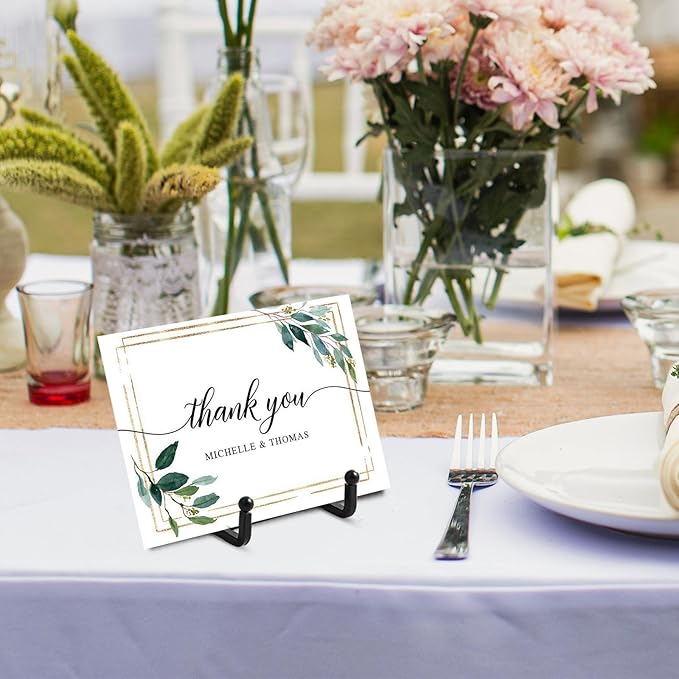 Plate Holder Easel Display Stand - 3 inch Metal Plate Stands for Display - Tabletop Picture Stand - Black Iron Easels for Display Pictures | Photo Frames | Book | Decorative Plates | Plaque - 1 Pack