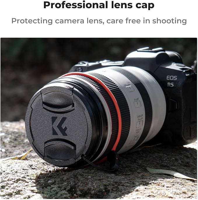 K&F CONCEPT 49mm MC UV Lens Protection Filter with Lens Cap Cleaning Cloth Optical Glass Ultra Slim 18 Multi-Layer Coatings Camera Lens UV Filter (K-Series)
