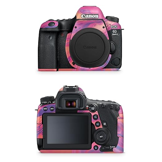 Camera Skin Compatible with Canon EOS 6D Mark II Camera (2017) - Sunset Flow - Premium 3M Vinyl Protective Wrap Decal Cover - Easy to Apply | Crafted in The USA by MightySkins