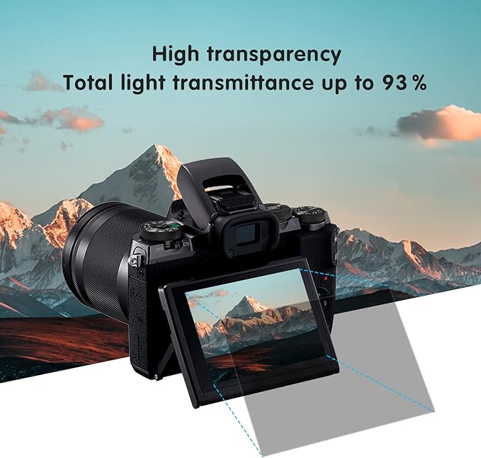 kinokoo Tempered Glass Film for fuji X100F/X100T Crystal Clear Film FUJIFILM X100F X100T Screen Protector Bubble-free/Anti-scratch(2 pack)