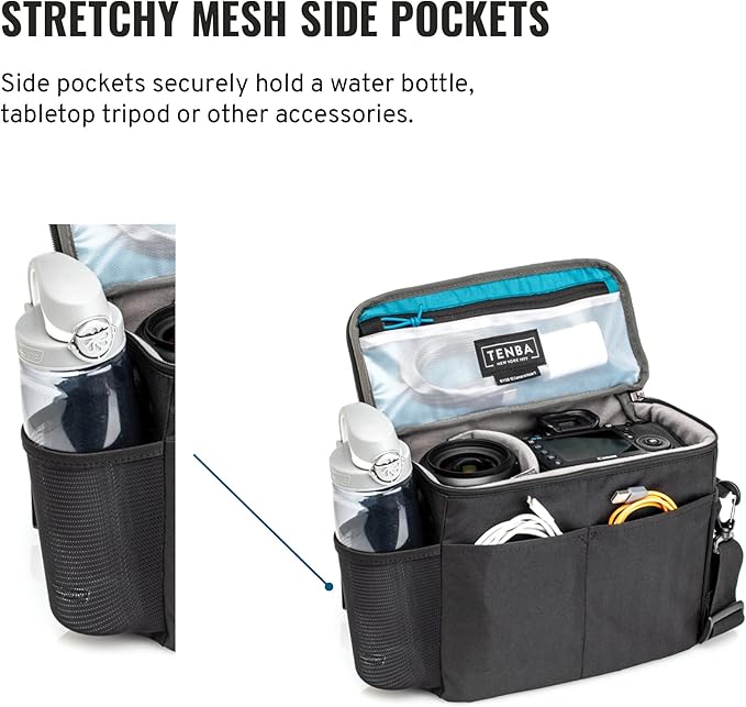 Tenba BYOB 10 Camera Insert - Turns any bag into a camera bag for DSLR and Mirrorless cameras and lenses – Black (636-630)