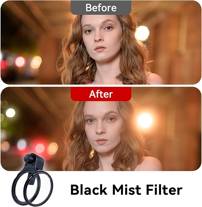Kase 67mm Magnetic Phone Filters CPL, 0.5s Quick-Snap Clip-On for iPhone 17 16 15 Pro Max Android, for TikTok Reels Shorts