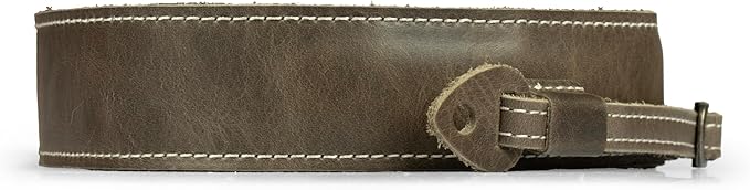 MegaGear Personalized Genuine Leather Camera Strap Custom Engraved DSLR & SLR Shoulder/Neck Strap
