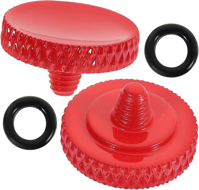 2pcs Soft Shutter Release Button for Camera Aluminum Alloy Threaded Design Easy Installation Lightweight Compact Compatible Camera Brands
