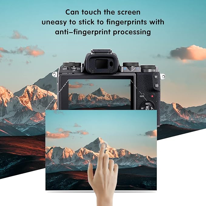 kinokoo Screen Protector for Fujifilm X-S20 Fuji XS20 Camera - High Definition HD Soft PET Film Fuji XS20 - Screen Protection Film Fuji X-S20 - Bubble-free/Anti-scratch(2 pack)