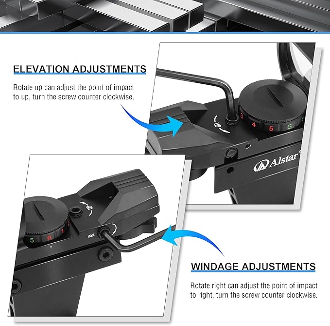 Alstar Red Dot Finderscope for Telescope Deluxe Finder - Metal Star Pointer Viewfinder Astronomical Telescope Accessories with Dovetail Finder Bracket