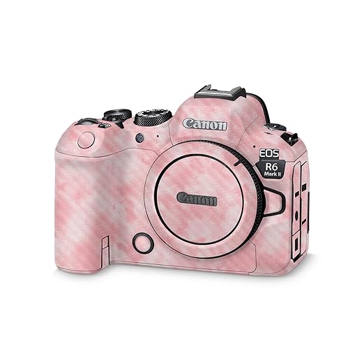 Carbon Fiber Camera Skin Compatible with Canon EOS R6 Mark II Camera (2022) - Cotton Cloud - Premium 3M Vinyl Protective Wrap Decal Cover - Easy to Apply | Crafted in The USA by MightySkins