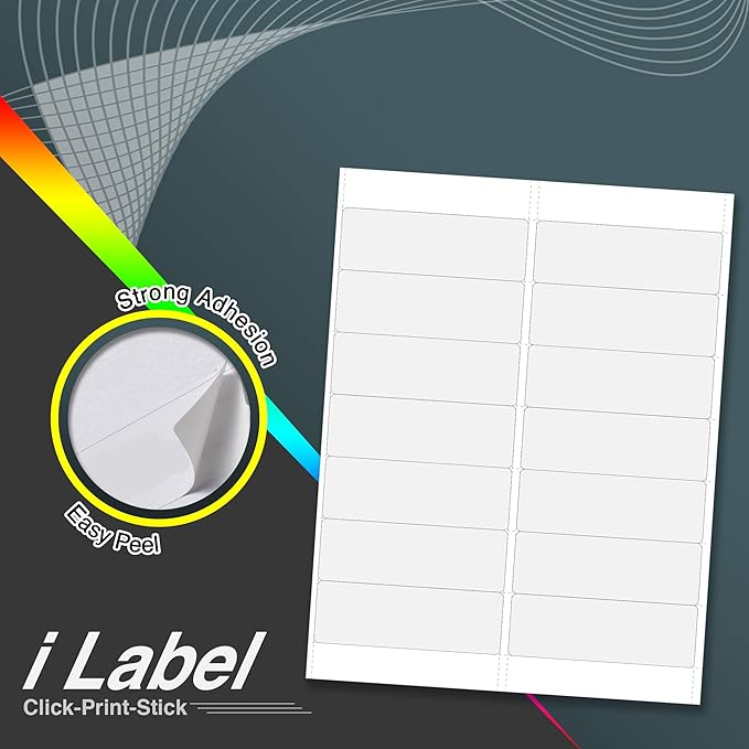 14UP 4" x 1-1/3" Address Labels for Laser & Inkjet Printers[100 Sheets,1400 Labels]