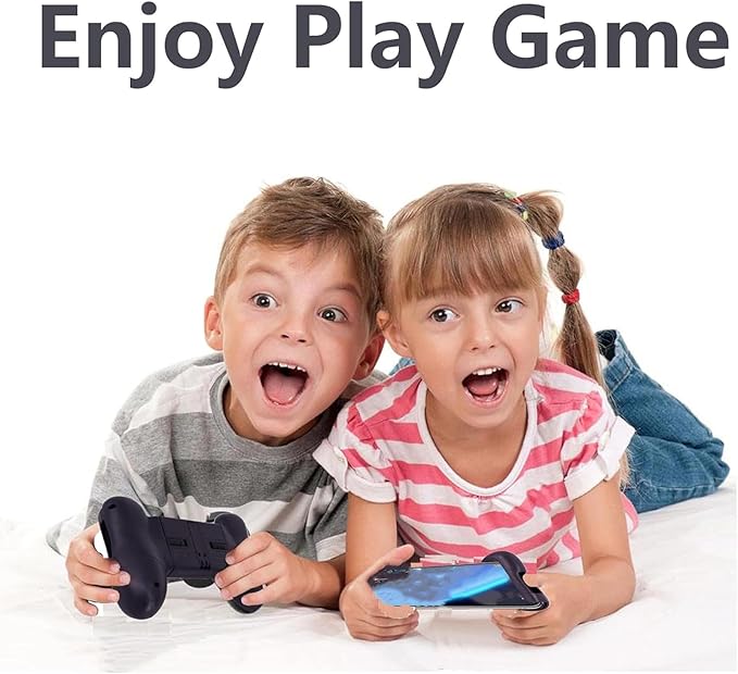 2pcs Game Clutch Universal Grip Adjustable Phones Mobile Controller Phone Game Grip Case Ergonomic Design Game Grip Handle Controller Stand Holder Joypad for iPhone 12/13/14 Pro Max/ Galaxy S22/23