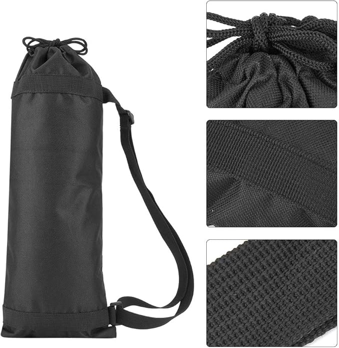 Pomya Camera Tripod Carrying Case, Portable Photography Tripod Carry Bag, Black, Oxford Padded Strap (45CM)