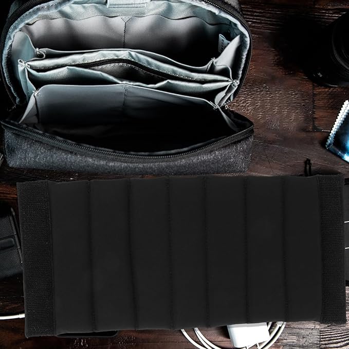 Camera Case Partition Accessory 11.02X4.72X1.25 Inch Padded Divider Insert Set for Camera Bag Organizer Lens Protection and Shock Absorption