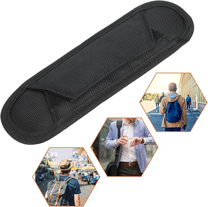 Alomejor Memory Foam Shoulder Strap Pad Padded Cushion Shoulder Strap for Camera Backpack Messenger Laptop Guitar Bag