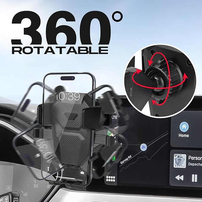 Car Phone Holder for 2020-2025 Ford Escape Accessories,Adjustable Explorer Phone Mount for 8-inch Screen,Hands-Free Ultra Stable Phone Stand
