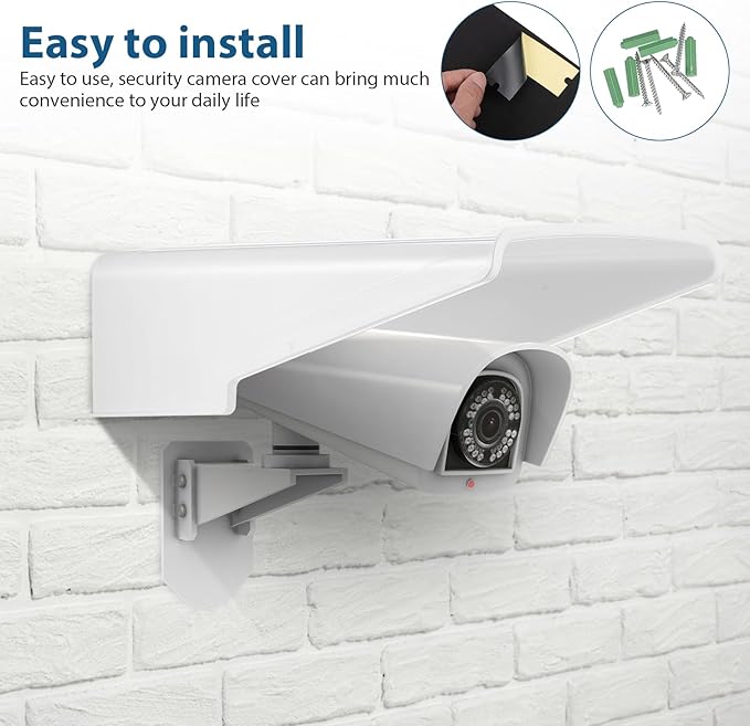 Generic Outdoor Security Camera Cover Rainproof Sunshade Protector Universal Camera Rain Cover for CCTV Dome Bullet
