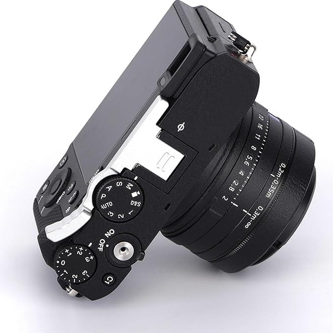 Metal Thumb Up Grip for Sony RX1R III/RX1R3(DSCRX1RM3), Hot Shoe Thumb Rest Support - Anti-Slip Ergonomic Aluminum Alloy Thumb Grip, Enhanced Hold (Silver)