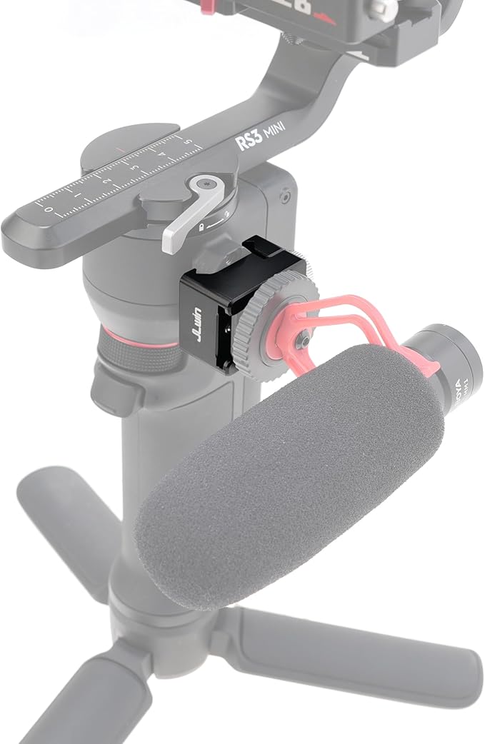 FocusFoto Quick Release NATO Clamp to Cold Shoe Mount Adapter for NATO Rail Silder, Camera Cage, Stabilizers, Compatible with DJI Ronin RSC2, RS3, RS3 Pro, RS3 Mini, RS4, and RS4 Pro Gimbal