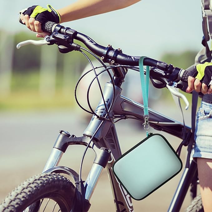 Vlogging Camera Case Compatible with for Duluvulu/for VJIANGER/for JGIPL/for TEBNGIHNM 4K Digital Cameras for Youtube. Vlog Camera Carrying Storage for Lens, Cable and Other Accessories - Green