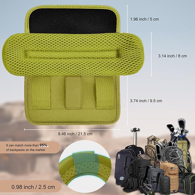 ZINZ 2-Pack Universal Wide Shoulder Pad with Ultra Thick Cushion for Bag Luggage Backpack Bag Crossbody