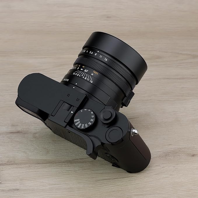 Haoge Metal Front Lens Cap Cover for Leica Q3 Q3-43 Q2 Q Type 116 Type116 Digital Camera Accessories Black