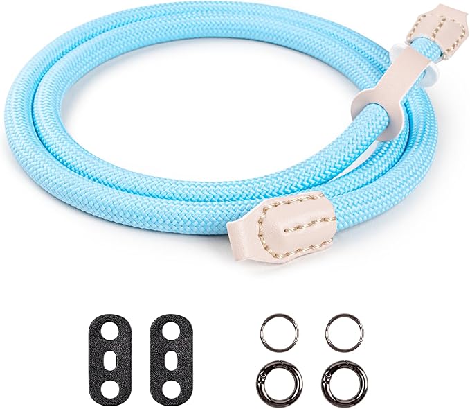 VOVMOEYA Camera Strap Rope,Camera Neck Strap Shoulder Strap for Fujifilm X100VI X100V XS20 XT5 for A6000 A6100 A6400 A6700 A7IV for Canon EOS R6 R10 for Nikon D850 D5600 D7500 - Blue