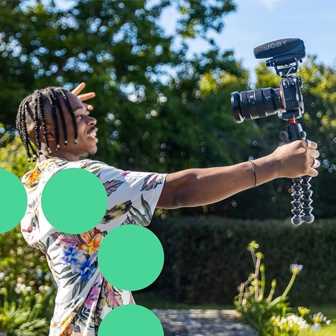 JOBY GorillaPod PRO Vlog Kit, Ultimate Camera Kit, GorillaPod 3K PRO, Wavo PRO, Shotgun Supercardioid Microphone, Rycote Lyre, Flexible Tripod, Run&Gun, YouTube, Filmmaking, DSLRs, Mirrorless, CSC