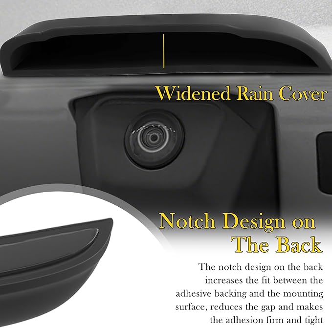 Car Backup Camera Protective Sticker,Soft Car Back Up Camera Rain Cover with Wider Design for Blocking Rainwater,Essential Reverse Cameras Cars Accessories Rain Cover (Small: Width < 0.63 in)