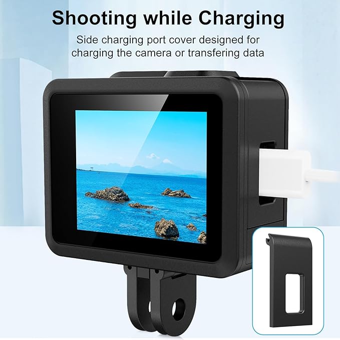 Adventure Silicone Covers for Cameras Soft Housing Case Featuring Battery Side Covers Lens Caps Lanyard Flexible Silicone Camera Sleeve