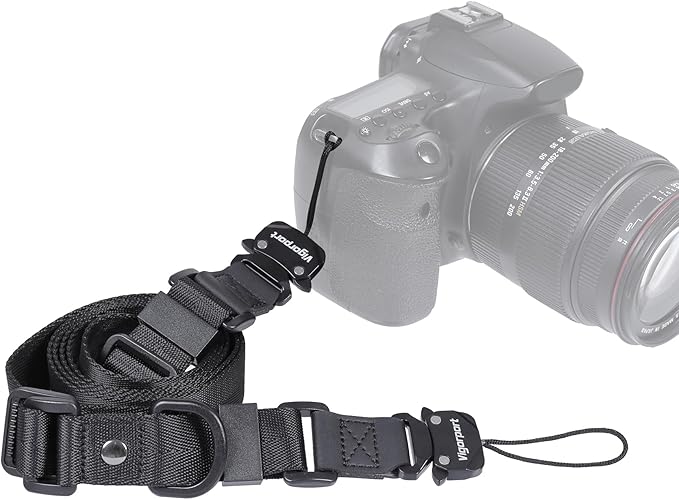 Vigorport Camera Strap, Crossbody Shoulder Strap, Camera Neck Strap with Quick Release Metal Buckle for DSLR/Binoculars