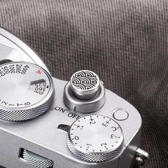 Camera Metal Shutter ButtonSuitable for Fuji XPRO3/xpro2/xpro1/xa7/xa5/xe3/xe4/xt30/xt4/xt5 Nikon zf/zfc Soft Shutter Release Button(Spray Shutter Button)