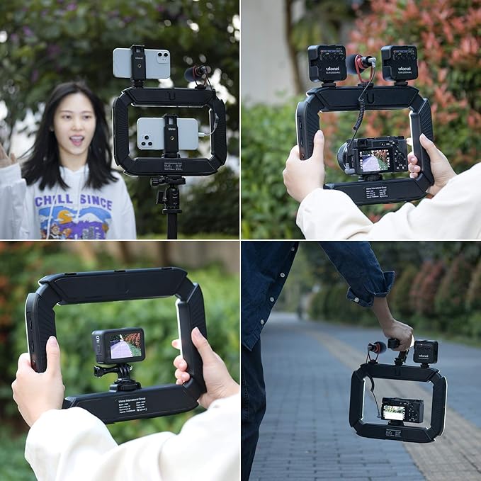 ULANZI U200 Smartphone Video Rig with Light Bundle with U Rig Pro Video Rig