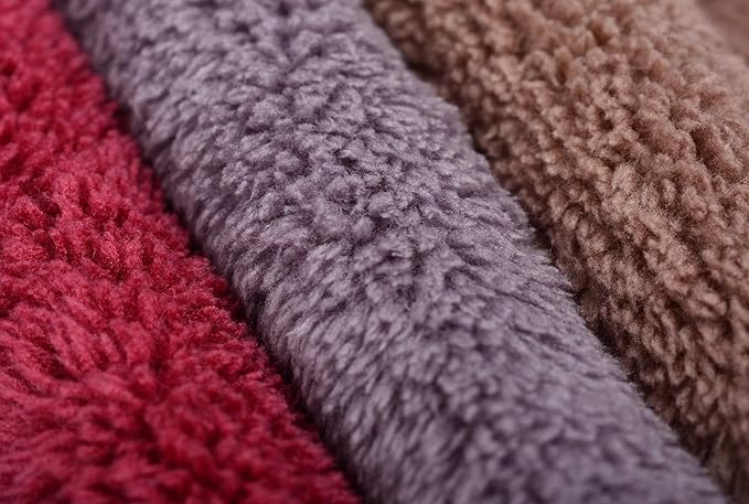 Microfiber rag Bulk Multi-Functional for House Furniture Reusable Rags Kitchen Wipes Dish Cloths Absorbent and Fast Drying 6 Colors (6pack, 11x11)