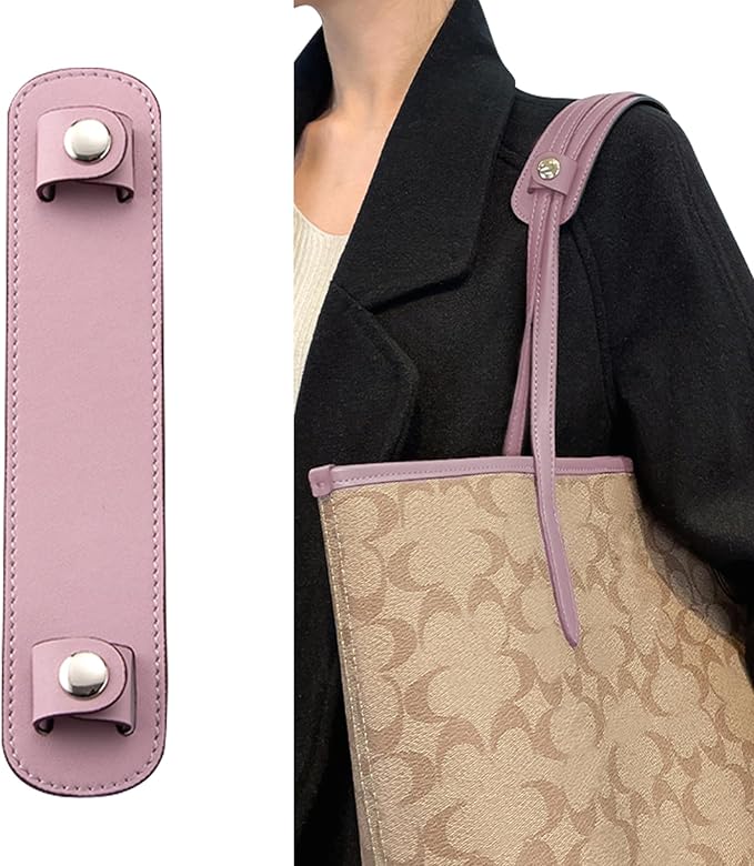 Shoulder Strap Pad Replacement,Microfiber Leather Strap Pads Detachable Cover for Tote Bag
