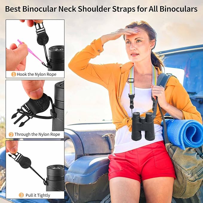 5 Pack Adjustable Shoulder Strap, Nylon Camera Strap, Comfortable Neck Strap for iPad, Cellphone Tablet, Camera, Laptop, Binocular, Luggage Bag (Rainbow Colors Universal Lanyard)