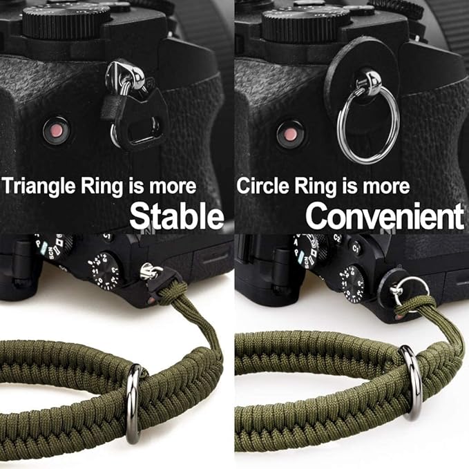 Wrist Strap for DSLR/Mirrorless Camera, Quick Release Hand Strap with Safer Connector (Green)