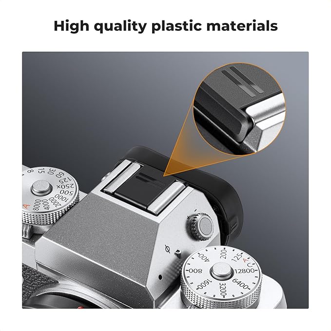 K&F Concept Hot Shoe Cover, 6-Pack Universal Camera Hot Shoes Cap for Canon Nikon Sony DSLR, SLR, Mirrorless Camera, ABS Hot Shoe Protector