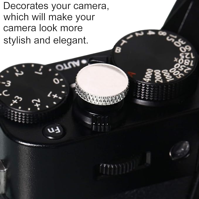 Soft Shutter Release Button, High-end Pure Copper Camera Shutter Button (3 Pack)
