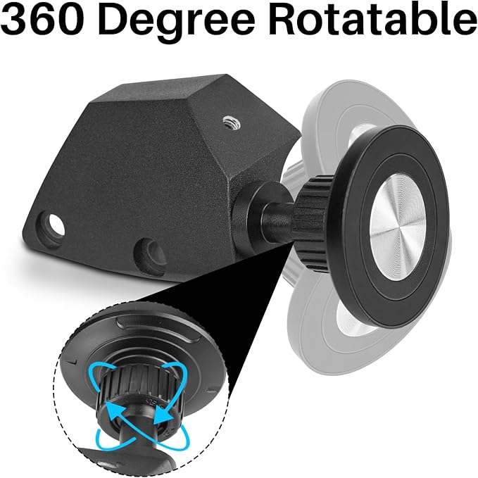 Magnetic Phone Holder for Car – Magnetic Phone Mount for Ford Bronco Accessories, 360° Rotating Smartphone Stand for Ford Bronco 2021–2025, Driver Side