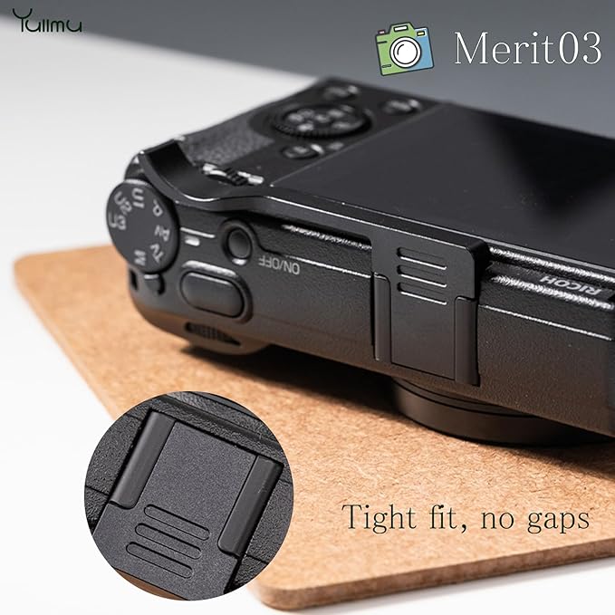 GRIII Thumbs Grip Metal Thumbs Up Grip Made of Premium Aluminium Alloy, Hot Shoe Grip Compatible with Ricoh GRIII GRIIIx