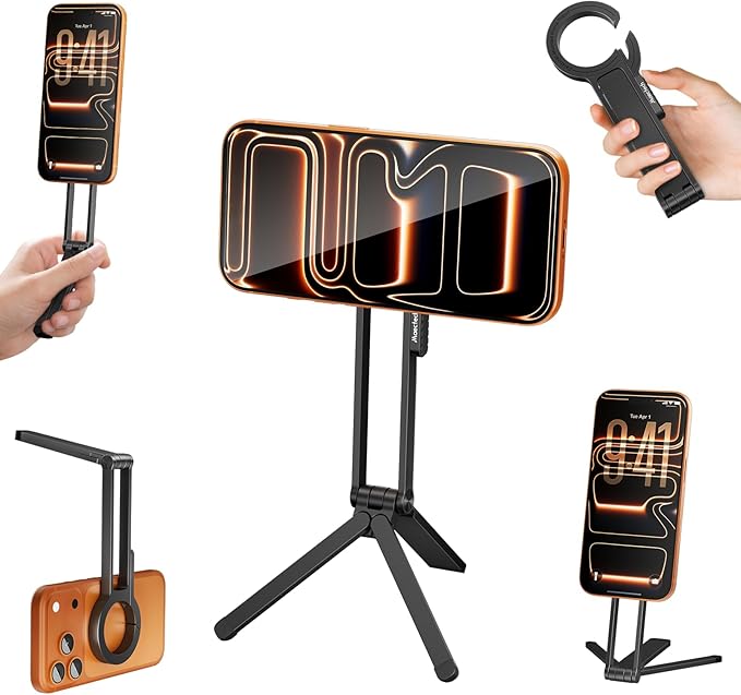 Magnetic Phone Tripod Magnetic Smartphone Stand Phone Mount Tripod for iPhone for Magsafe Selfie Stick