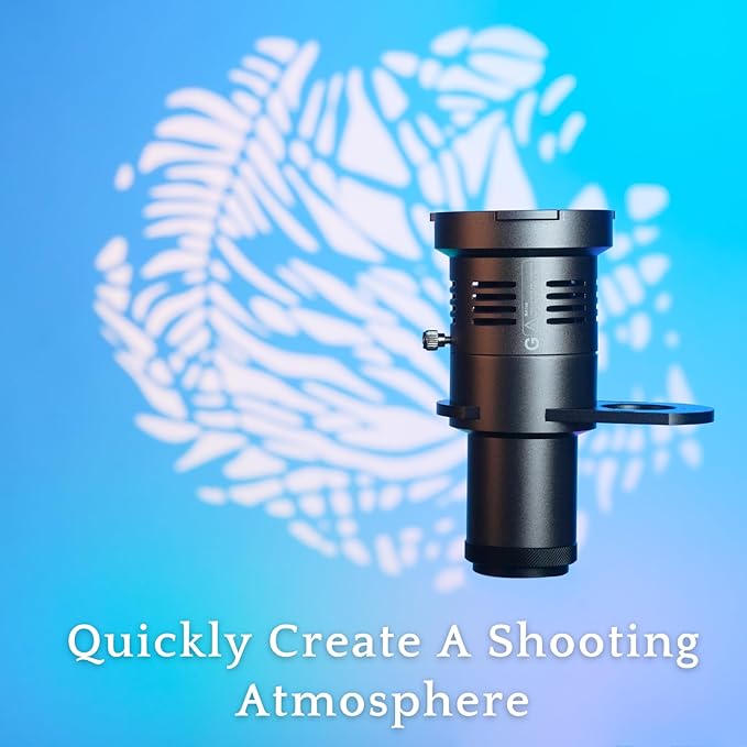 CX100 Mini Optical Snoot Gobos Accessories with ZY Mount Adapter, Spotlight Attachment Shape Light Compatible with ZHIYUN Molus X100,CX100,GodoxG ML100BI,ML100R
