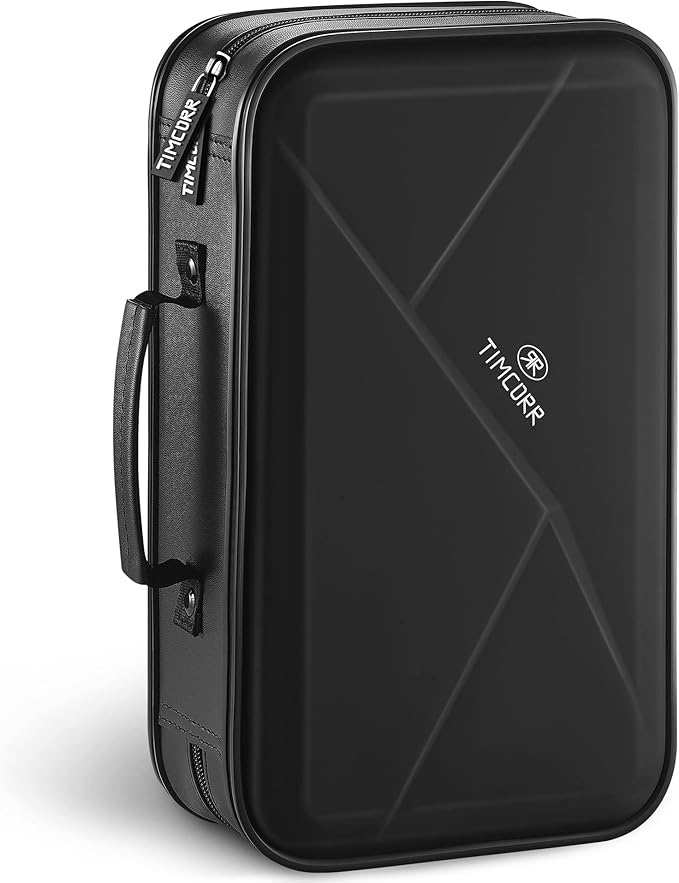 CD Case DVD Holder Storage: 144 Capacity DVD Cases Organizer Portable Wallet Storage - CD Plastic Protective Carrying Binder for Home Travel (Black)