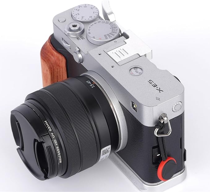 Metal Thumbs Up Grip for Fujifilm Fuji X-E5 Camera, XE5 Thumb Up Rest Hand Grip Anti-Slip Finger Grip, Hot Shoe Mount Thumb Support Enhanced Grip for One-Handed Photography (Silvery)