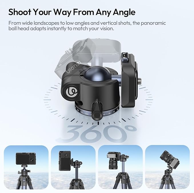 ULANZI HD02 Magic Arm Super Clamp Kit and Ombra ⅡCamera Tripod