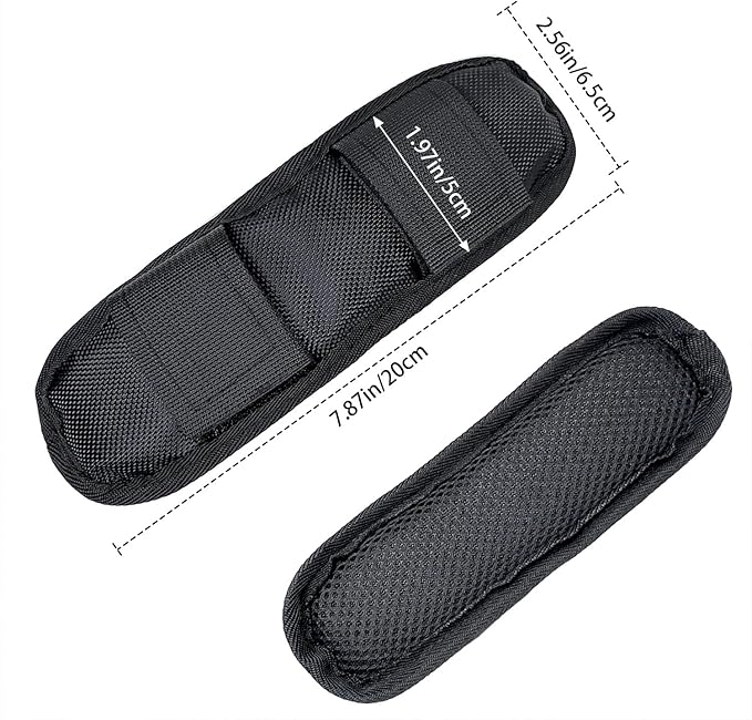 Removable Shoulder Strap Pad, Backpack Strap Pads, Guitar Strap Pad, Shoulder Pad for Bag Strap Pad, Shoulder Strap Padding, Black Removable Luggage Bags Shoulder Strap Pads