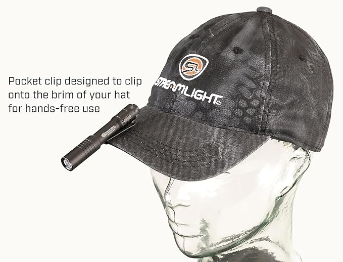 Streamlight 66605 MicroStream USB 250-Lumen 1150-Candela EDC Ultra-Compact Flashlight with Rechargeable Battery, Easy-Open Box, Red