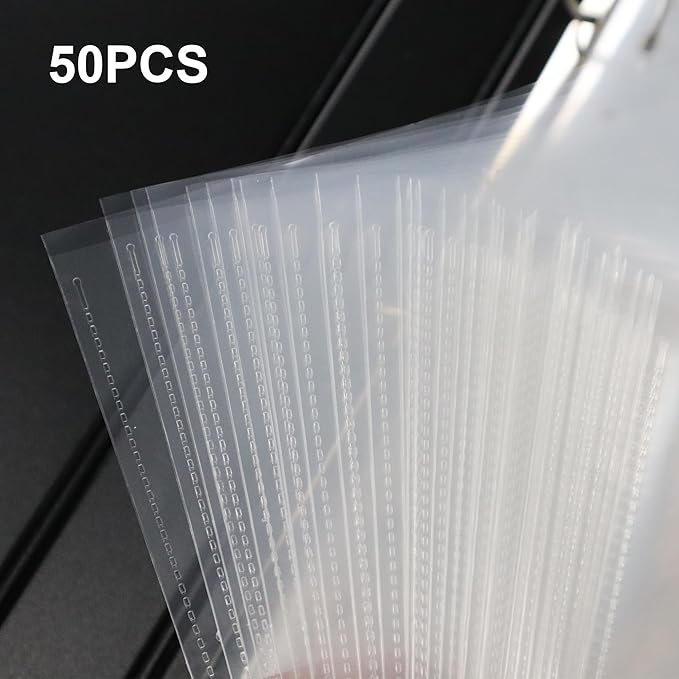 50PCS-YCCLDIPL Archival Storage Sheets - 120Negative Page Preservers for 120 Film (50 Archival Storage Sheets)